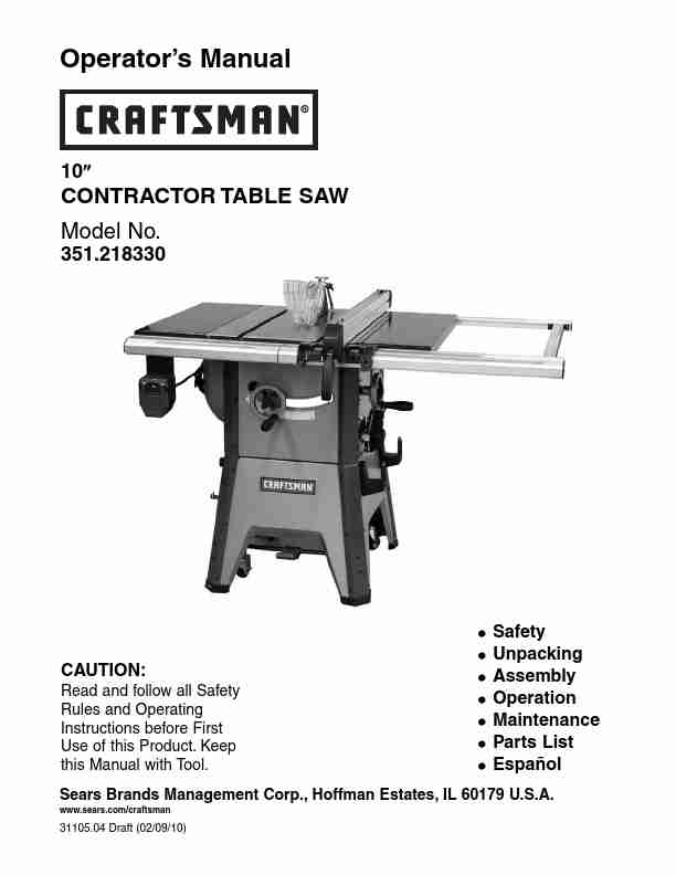 Craftsman Saw 351 21833-page_pdf